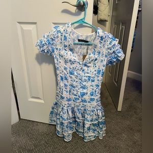 Blue Floral Dress